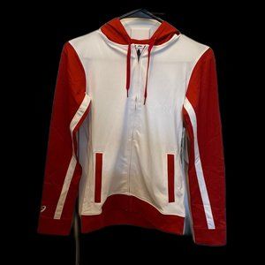 ASICS Lani Jacket Red / White Junior Size Medium